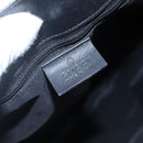 GUCCI Shoulder Bag Canvas Leather White Black Auth ti2765-15