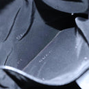 GUCCI Shoulder Bag Canvas Leather White Black Auth ti2765-19