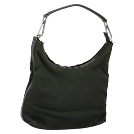 GUCCI Hand Bag Canvas Khaki 000 0602 Auth ti2770