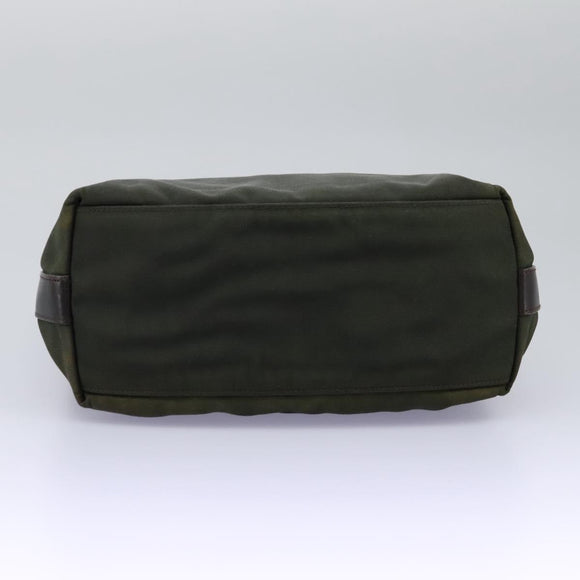 GUCCI Hand Bag Canvas Khaki 000 0602 Auth ti2770