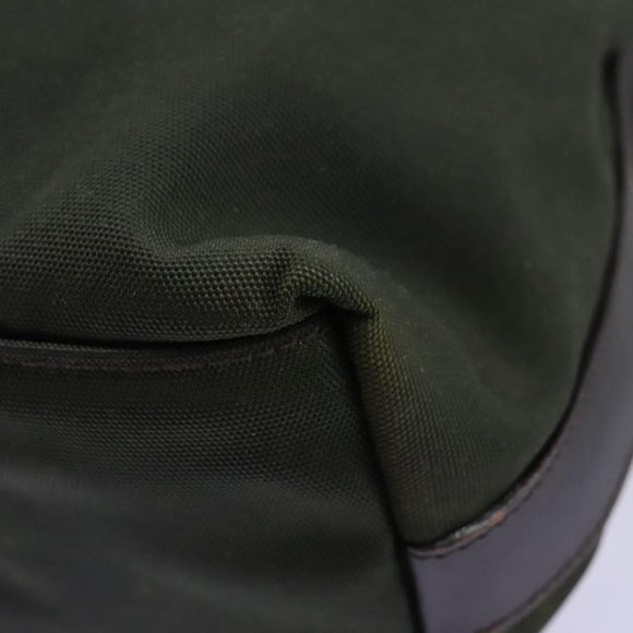 GUCCI Hand Bag Canvas Khaki 000 0602 Auth ti2770