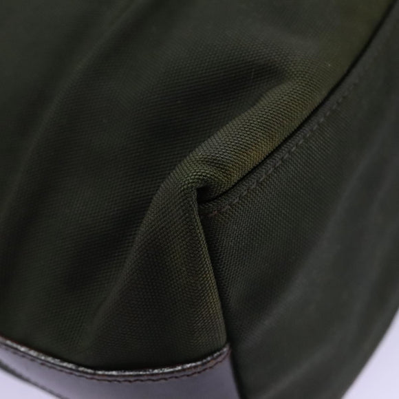 GUCCI Hand Bag Canvas Khaki 000 0602 Auth ti2770