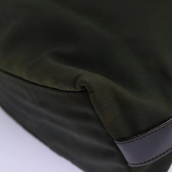 GUCCI Hand Bag Canvas Khaki 000 0602 Auth ti2770