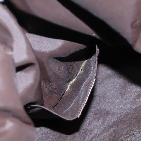 GUCCI Hand Bag Canvas Khaki 000 0602 Auth ti2770