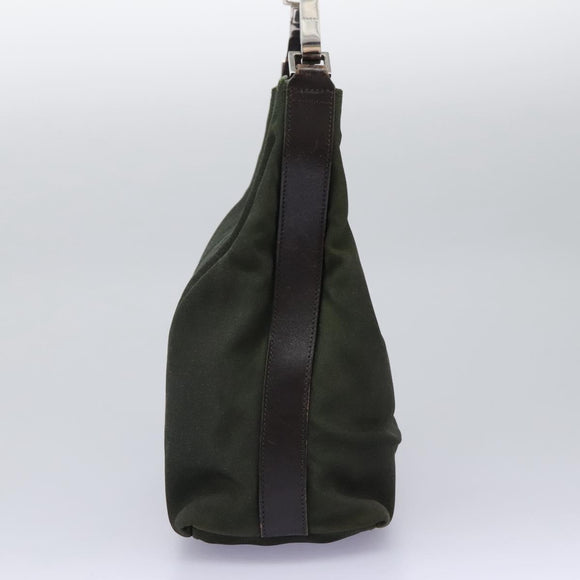 GUCCI Hand Bag Canvas Khaki 000 0602 Auth ti2770