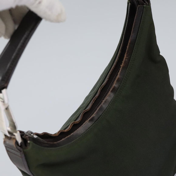 GUCCI Hand Bag Canvas Khaki 000 0602 Auth ti2770