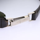 GUCCI Hand Bag Canvas Khaki 000 0602 Auth ti2770-8