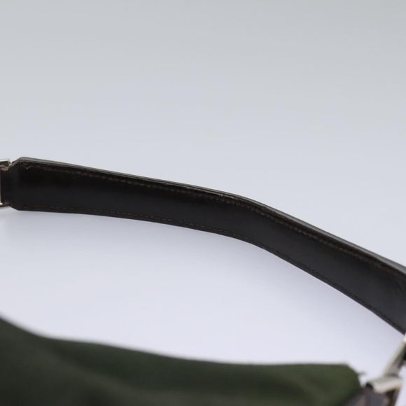 GUCCI Hand Bag Canvas Khaki 000 0602 Auth ti2770