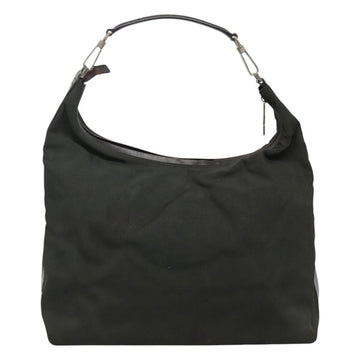 GUCCI Shoulder Bag Canvas Khaki Auth ti2779 - 0