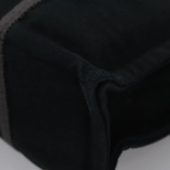 HERMES Fourre Tout PM Hand Bag Canvas Black Auth ti2780