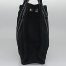HERMES Fourre Tout PM Hand Bag Canvas Black Auth ti2780-5