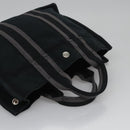 HERMES Fourre Tout PM Hand Bag Canvas Black Auth ti2780-6