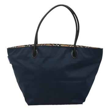 Burberrys Blue Label Tote Bag Nylon Navy Auth ti2781 - 0