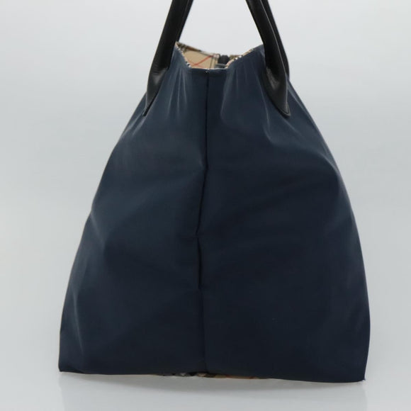 Burberrys Blue Label Tote Bag Nylon Navy Auth ti2781