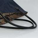 Burberrys Blue Label Tote Bag Nylon Navy Auth ti2781-7