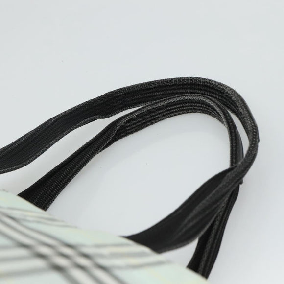 Burberrys Blue Label Nova Check Tote Bag Nylon Light Blue Auth ti2782