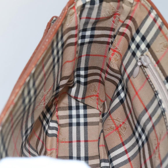 Burberrys Shoulder Bag Leather Brown Auth ti2788