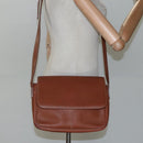 Burberrys Shoulder Bag Leather Brown Auth ti2788-20