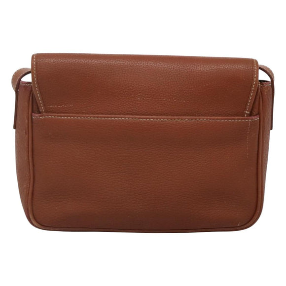 Burberrys Shoulder Bag Leather Brown Auth ti2788