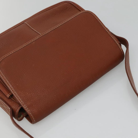 Burberrys Shoulder Bag Leather Brown Auth ti2788