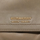 BURBERRY Blue Label Shoulder Bag Leather Beige Gold Auth ti2790-8