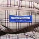 BURBERRY Blue Label Shoulder Bag Leather Beige Gold Auth ti2790-9