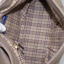 BURBERRY Blue Label Shoulder Bag Leather Beige Gold Auth ti2790-10