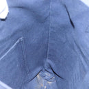 HERMES Fourre Tout Cabass Tote Bag Canvas Navy Khaki Auth ti2791-17