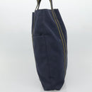 HERMES Fourre Tout Cabass Tote Bag Canvas Navy Khaki Auth ti2791-4