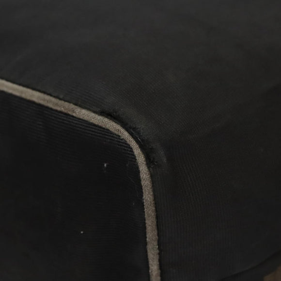 FENDI Hand Bag Canvas Black Auth ti2793