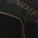 FENDI Hand Bag Canvas Black Auth ti2793-9