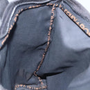 FENDI Hand Bag Canvas Black Auth ti2793-19