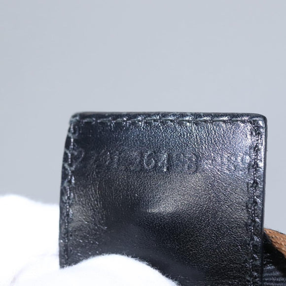 FENDI Hand Bag Canvas Black Auth ti2793