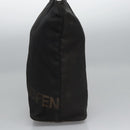 FENDI Hand Bag Canvas Black Auth ti2793-3