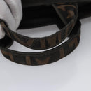 FENDI Hand Bag Canvas Black Auth ti2793-7