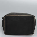 FENDI Hand Bag Canvas Black Auth ti2793-5