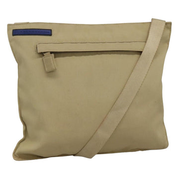 BURBERRY Blue Label Shoulder Bag Nylon Beige Auth ti2794