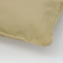 BURBERRY Blue Label Shoulder Bag Nylon Beige Auth ti2794-15