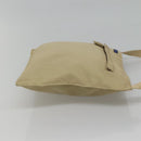 BURBERRY Blue Label Shoulder Bag Nylon Beige Auth ti2794-4