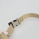 BURBERRY Blue Label Shoulder Bag Nylon Beige Auth ti2794-8