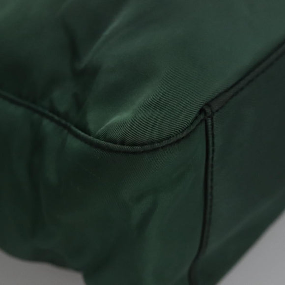 PRADA Hand Bag Nylon Green Auth ti2795