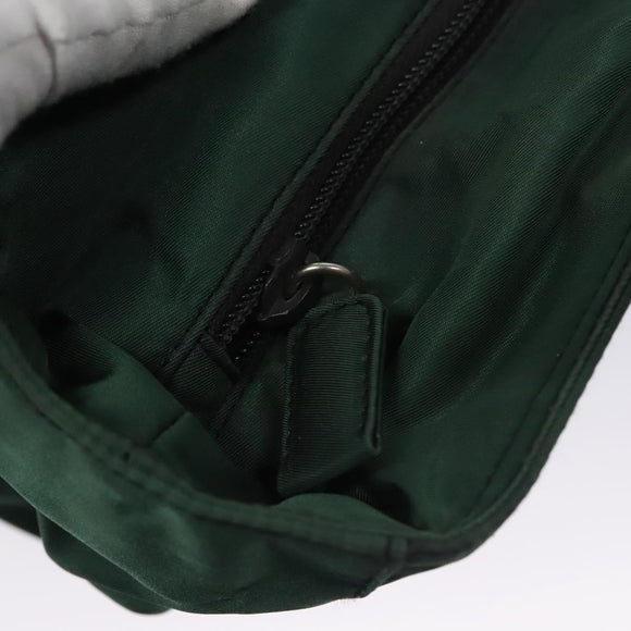 PRADA Hand Bag Nylon Green Auth ti2795