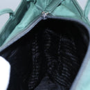 PRADA Hand Bag Nylon Green Auth ti2795-19