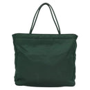 PRADA Hand Bag Nylon Green Auth ti2795-13
