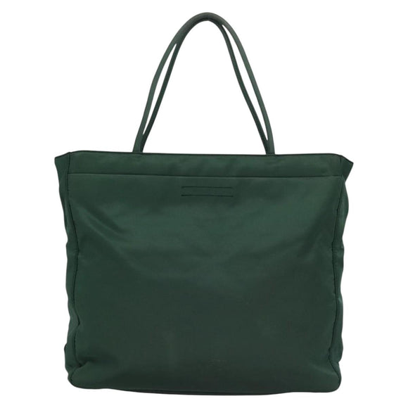 PRADA Hand Bag Nylon Green Auth ti2795