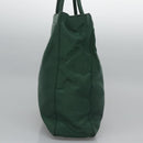 PRADA Hand Bag Nylon Green Auth ti2795-3