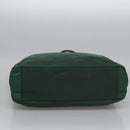PRADA Hand Bag Nylon Green Auth ti2795-5