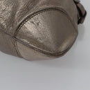 Salvatore Ferragamo Gancini Shoulder Bag Leather Gold Tone Auth ti2796-15