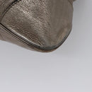 Salvatore Ferragamo Gancini Shoulder Bag Leather Gold Tone Auth ti2796-9