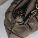 Salvatore Ferragamo Gancini Shoulder Bag Leather Gold Tone Auth ti2796-18